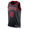 Camiseta Hombre NBA Chicago Bulls Alex Caruso 6 2022-23 Jordan Statement Edition Negro Swingman